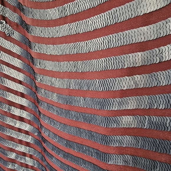 French Connection Satellite Brights Sequin Striped Nightout Cocktail Mini Dress - Picture 7 of 13